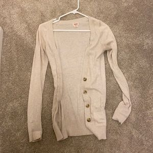 Target brand cream colored cardigan